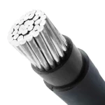 Single Core Electric Cable 70mm 0.6/1kV, Stranded Aluminium, PVC Insulation, Black Color, 1000 meter | Red Sea Cables