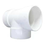 TEE PVC 90°  Schedule 40 Gulf  Brand Size 4 inch Outer Diameter 114.76 mm White Color