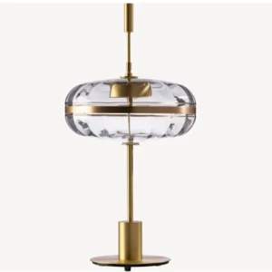 Table Lamp 36x36x56 cm Gold Color, Contemporary Design | Abyat Company