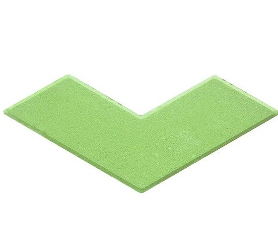 3D Interlock Paver Tiles Thickness 6 cm Size 85×333 mm Light Green | Artic