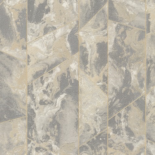 Geometric Wallpaper 10m x 1.06m Pale Beige, Model 83640 | Balbaid Decor Company