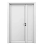 Premium Wooden Double Door for Homes, white, Size 160 × 235 cm, Model TR17