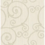 Classic wall decoration, light beige color, length 10 m, width 0.53 m, model number BC61507