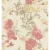 Italian wallpaper, beige with pink, length 10 m, width 0.73 m, model 24020