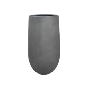 أصيص فايبر جلاس شكل اسطواني 80x44 سم رمادي فاتح | فيردي