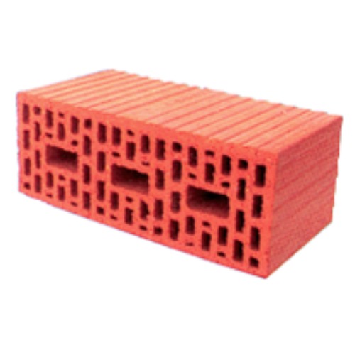 Perforated Load Bearing Red Bricks 40×15×20 cm, 11.3 kg | Yamama Granite and marble Co.