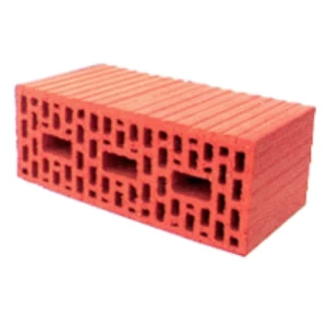 طوب احمر مثقب حامل 40×15×20 سم وزن 11.3 كجم | شركة اليمامة للجرانيت والرخام