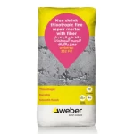   Non Shrink Thixotropic Fine Repair Mortar weberep 332 FR Brand Weber   25 kg grey   
