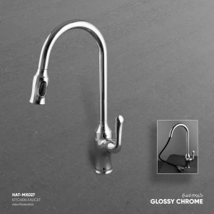 Kitchen Mixer MX027 88.5x20.7x20 cm Glossy Chrome | Hatch Company