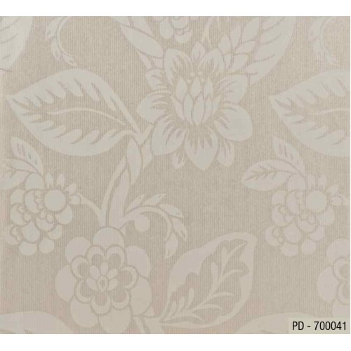 Wall Decoration Floral Design 10 m x 1.06 m Pale Beige, Model 700041 | Balbaid Decor Company
