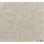  Wall decoration floral design, size 10 m x 1.06 m, pale beige color, model 700041