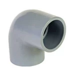 كوع PVC زاويه °90 جدول 80 براند الجودة مقاس ½ إنش لون رمادي