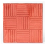 Cement Decorative Floor Tiles, Tize 40X40 cm, Thickness 4 cm, Light red color | Al-Sarif Company