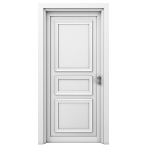Premium Natural Wood Door 6 mm Thickness 235x115 cm White, Model EX05 | 