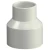 PVC Reducer 4×2 inch, SCH 40, White Color | Almanar