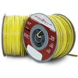 سلك بحرة 14 AWG نحاس مجدول THHN أصفر 600 فولت عزل PVC غلاف نايلون معتمد UL