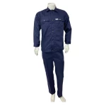 بدلة سلامة قطن تويل، مقاس 3XL، لون كحلي، ماركة فورتي