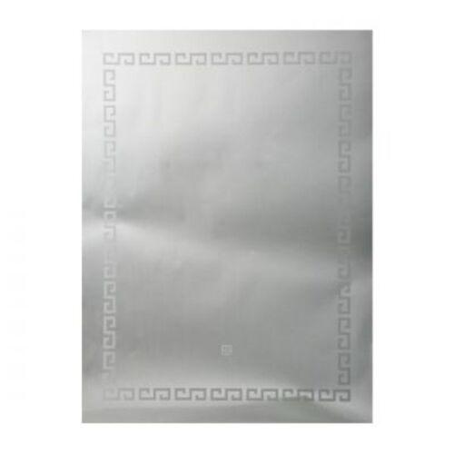 مرآة حمام مع إضاءة LED، مقاس 60 × 80 سم، لون فضي | M80.108-7