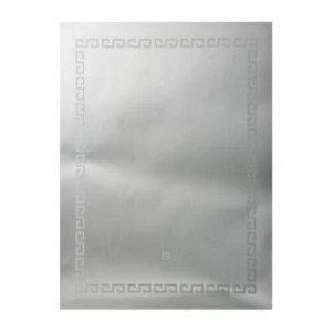 مرآة حمام مع إضاءة LED، مقاس 60 × 80 سم، لون فضي | M80.108-7