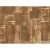  Italian Wall Covering Size 10m×1.06m, Brown Color, Model Z44946