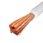 Riyadh 6mm Electric Wire, Flexible Copper Conductor, 450/750V, 100 meter Length, White Color