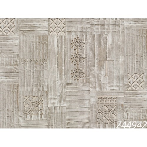 Italian Wall Covering Patterned 10m×1.06m Beige Color | Balbaid Decor Company