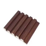 Decorative Synthetic Wood Panels PS, brown Color, Size 16x290 cm, thickness 12 mm, Model JU-012