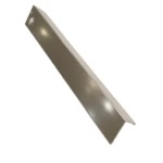وصلة ألمنيوم زاوية للأرضيات، لون فضى، طول 240 سم، عرض 2 سم، ارتفاع 2 سم