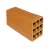 Hollow Red Bricks   9 Slots Al-Amoudi Factory  Size 40×20×15 cm Weight 7.7  kg