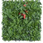 عشب جداري 3D، تغطية 1 م²، لون أخضر 