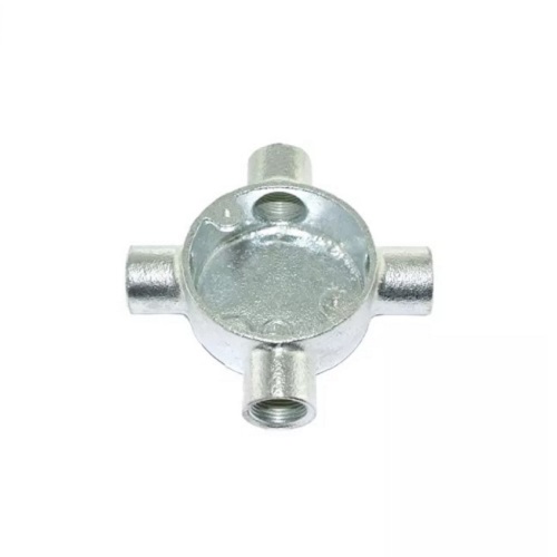 علبة قسام دائرية كهربائية حديد مقاس 25 mm، 4 اتجاهات | United Electric Company