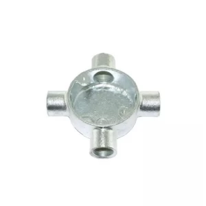 علبة قسام دائرية كهربائية حديد مقاس 25 mm، 4 اتجاهات | United Electric Company