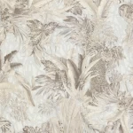 Italian Wallpaper Light Beige Color Tropical Design, Size 10mx0.70m, Model rc18010