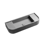 Monoblock Washbasin Grey Color Size 81.5×32×14 cm, Morano Model