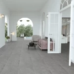 Ceramic floor tiles, dimensions 50 x 50 x 1.4 cm, dark gray color |  Saudi Ceramics