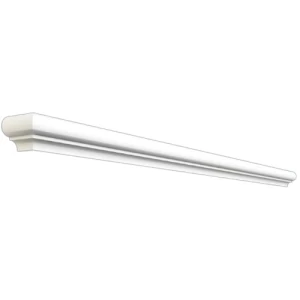Decorative Wall Cornices Outdoors 10 cm Height, 7.5 cm Width, 2.44 m Length, White | Zakharef Company
