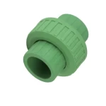 PPR Union Two Side Socket diameter 40 mm, Pressure 25 bar, Green | Al Mona Company