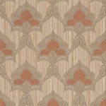 ورق جدران ايطالي مقاس 10 م×0.53 م، لون بني، موديل 6232