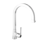 Italian Washbasin Mixer, Shinny Chrome Color, Dimensions 20×3.2×34.8 cm