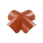 زاوية رباعية للقرميد الخرساني، لون أحمر مطفي اللمعة، أبعاد 475×475 مم، وزن 6.77 كغم | الديار العتيقة