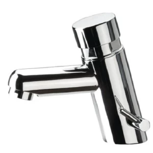 Chrome Automatic Washbasin Tap Two Lines Self Locking | Al Muhaidib Sanitary and Ceramic