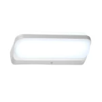 LED Wall Light for Outdoor Fence, Dimensions 17 x 8 x 11 cm, White Color