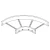 منحنى كيبل لادر كهرباء المنيوم أفقي (ORF)، جوانب 137 ملم، عرض 750 ملم، حجم الرف 41×21 ملم، عرض الحافة 32 ملم | بحرة للكابلات - Image 2
