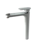 Lima Washbasin Faucet ,White with Chrome Color