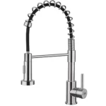 Kitchen Mixer, High, 360 Degree Pull Out, Chrome