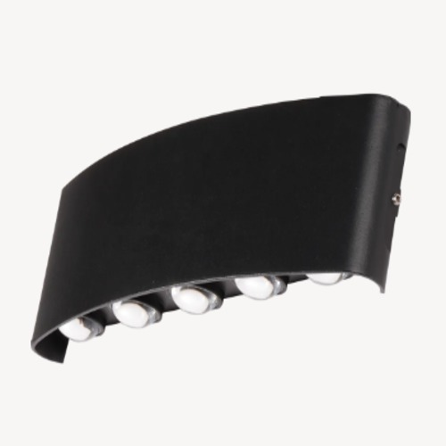 Malina Wall Light 8.5 x 5.5 x 28 cm, Black Color | Abyat Company