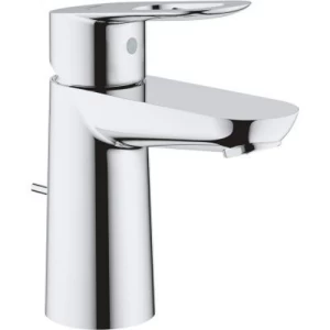 خلاط حمام قاعدي حجم صغير كروم، بمقبض واحد | Grohe BauLoop 2333500D