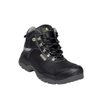 DeltaPlus safety shoes, Weight (734g) per shoe, Size 45, Stainless Steel, Black Color