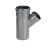 UPVC Plastic 45° Reducer Y Tee Diameter 200 mm, Length 360 mm, Grey Color | Cosmoplast Factory