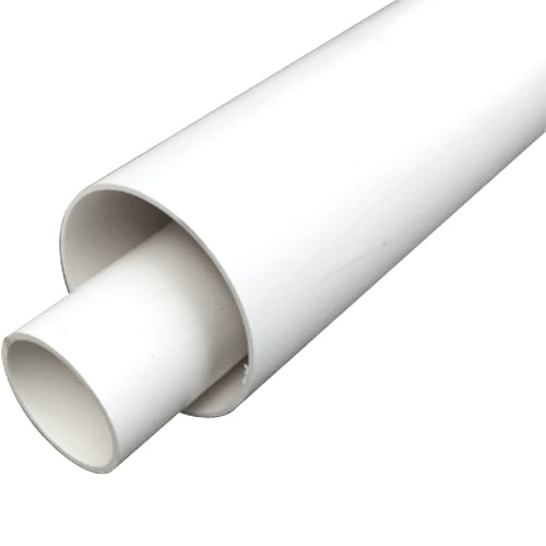 UPVC Plastic Pipe Schedule 40 Size 4 inch Outside Diameter 114.53 mm White Color | National Co. for Plastic Ind., Ltd. (Plasticna)